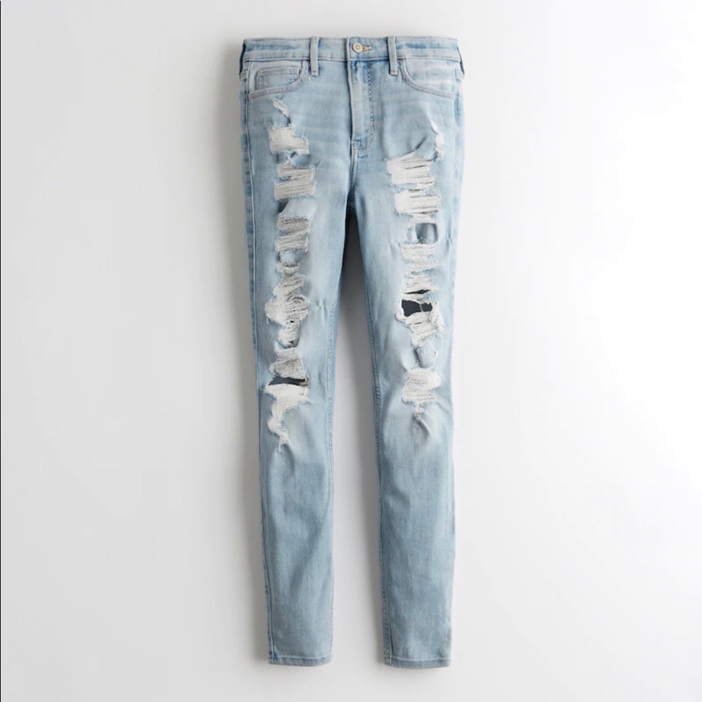 High- rise super skinny, Hollister soft stretch